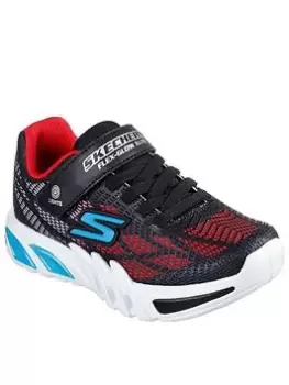 Image of Skechers Flex-glow Elite Vorlo Trainer, Black, Size 9.5 Younger