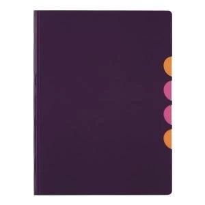 Image of Panga Millenials A4 Part File Purple Pack of 5 4180512