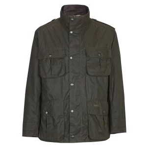 Image of Barbour Mens Corbridge Wax Jacket Olive Large