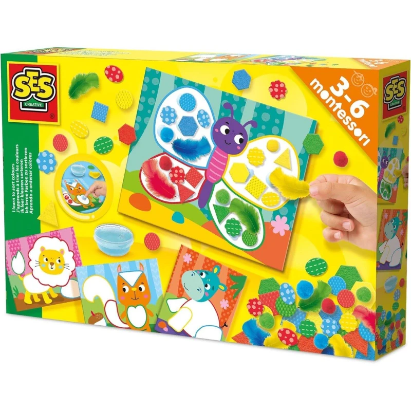 Image of SES Creative Montessori - Sorting colours and materials Multi unisex One Size