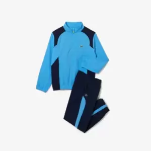 Image of Boys' Lacoste SPORT Colour-block Tennis Tracksuit Size 12 yrs Blue / Navy Blue / Blue / Navy Blue / Blue