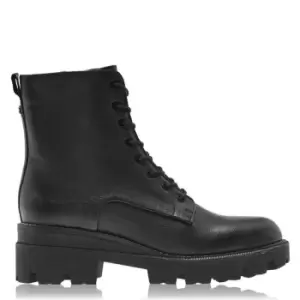 Image of SAM EDELMAN Garret Combat Platform Boot - Black
