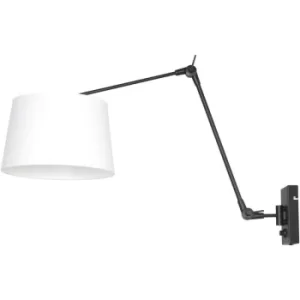 Image of Sienna Prestige Chic Cylindrical Pendant Ceiling Light Matt Black, Solid White