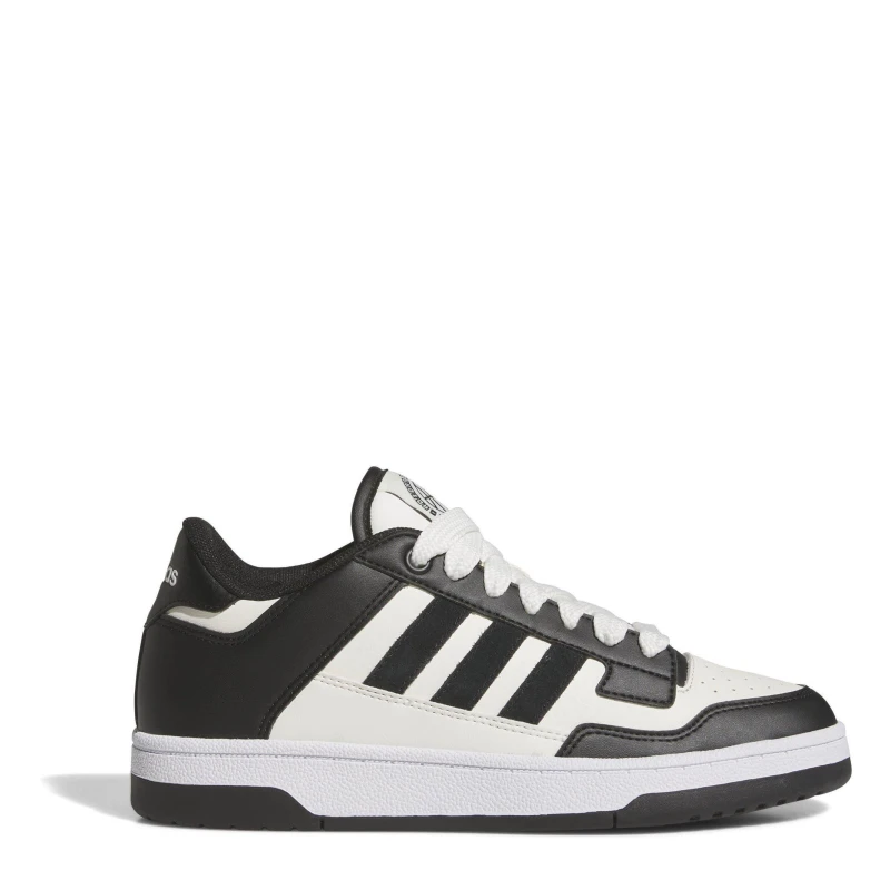 Image of adidas Rapid Court Low-Top Trainers Womens Black/White female 4 (36.7)