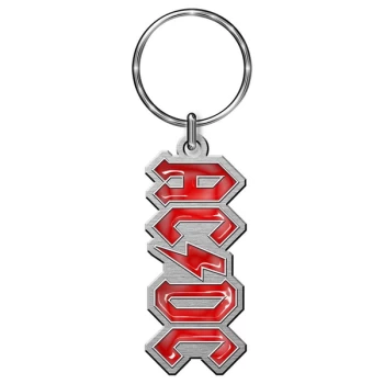 Image of AC/DC - Logo Keychain - Red