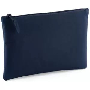 Image of Grab Zip Pocket Pouch Bag (Pack of 2) (One Size) (French Navy) - Bagbase