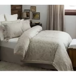 Image of Belledorm Waltham Duvet Cover Set (Superking) (Beige) - Beige