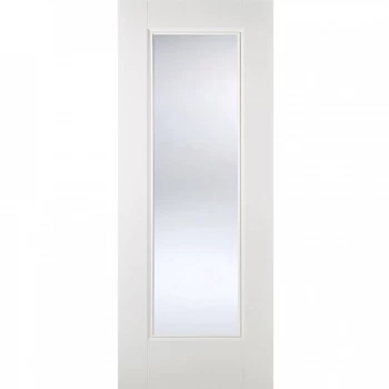 Image of LPD Eindhoven White Primed Glazed Internal Door - 1981mm x 686mm (78 inch x 27 inch)
