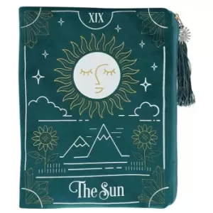 Image of The Sun Zipper Pouch (One Size) (Green) - Something Different