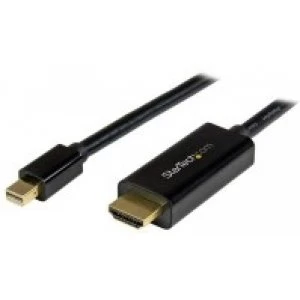 Image of StarTech Mini DisplayPort to HDMI Adapter Cable 3m 10 ft. 4K 30Hz