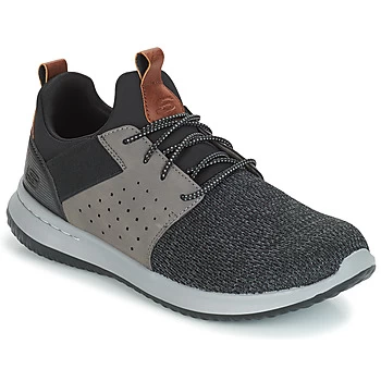 Image of Skechers DELSON CAMBEN mens Shoes Trainers in Grey,13