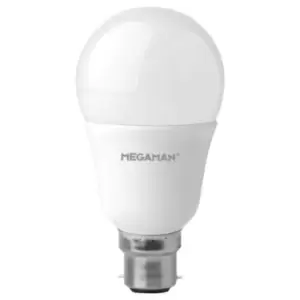 Image of Megaman 10W LED BC/B22 GLS Warm White 360° 810lm Dimmable - 148176