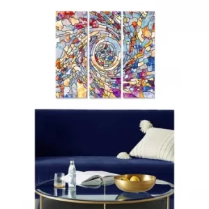 Image of MDF608678174 Multicolor Decorative MDF Painting (3 Pieces)