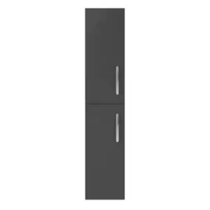 Image of Nuie Athena 300mm Tall Unit (2 Door) - Gloss Grey