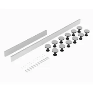 Image of Hudson Reed Leg Set Suitable For 1300-1800 Rectangular & Walk In Trays - White