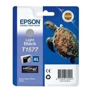 Image of Epson Turtle T1577 Light Black Ink Cartridge