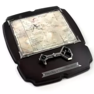 Image of The Hobbit Thorins 15 x 13 Map & Key Replica