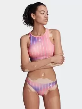Image of adidas Melbourne Print Bikini Set, Red Size XS Women