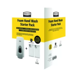 Image of Rubbermaid Manual Starter Pack (1 Dispenser 2 Refills) 2127385