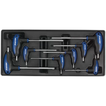 Image of Sealey TBT05 8 Piece T Handle Torx Key Set in Module Tray