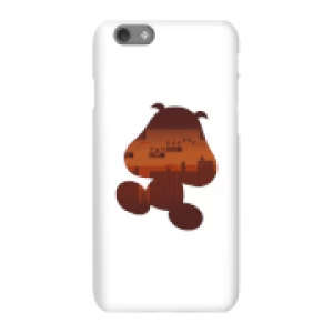 Image of Nintendo Super Mario Goomba Silhouette Phone Case - iPhone 6S - Snap Case - Gloss