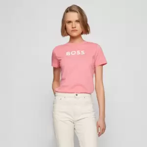 Image of BOSS Womens Elogo T-Shirt - Medium Pink - S