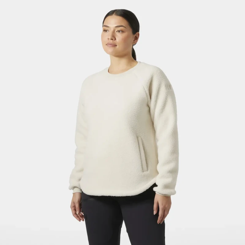 Image of Helly Hansen Sweatshirt woman Helly Hansen Escape Teddy Beige Female M
