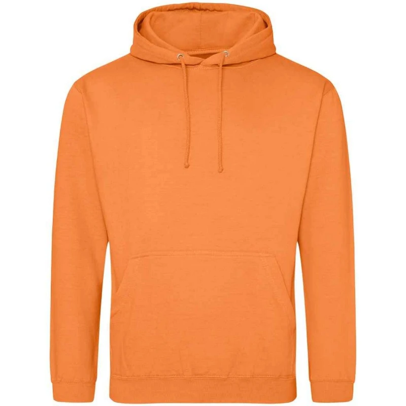 Image of AWDis AWDis Men College Hooded Sweatshirt Hoodie in Orange Size: X-Small Orange XS Male 5063693928209