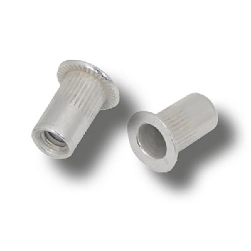 Image of Jrp Riveting Products M6 X 21.0 Aluminium Flat Head Rivet Nuts - Jrprnafh0680