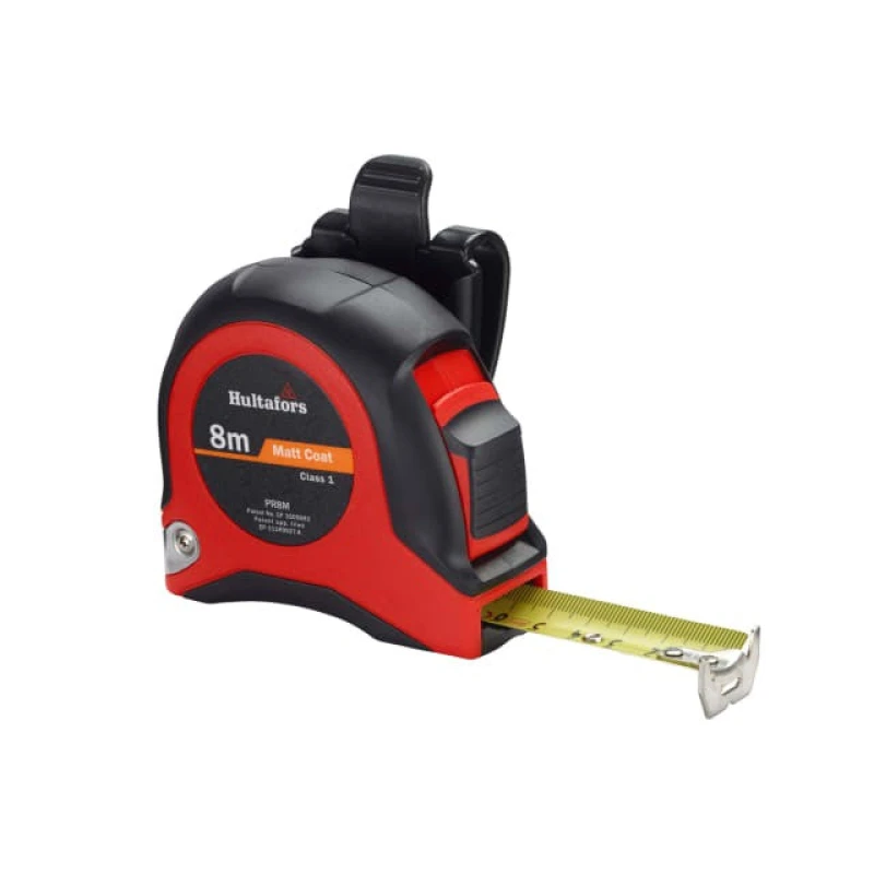 Image of RHINOBUILD Hultafors PR Short Steel Tape 8m/26ft (Width 25mm) - 8m (Metric/Imperial)