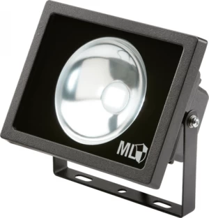 Image of KnightsBridge IP65 Adjustable Low Energy LED Security Flood Light Black Aluminium. - 20 Watt