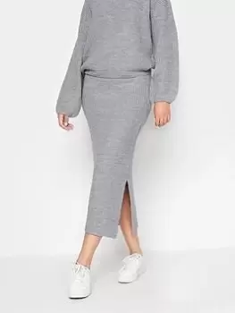 Image of Long Tall Sally Grey Co-ord Skirt, Grey, Size 8-10, Women