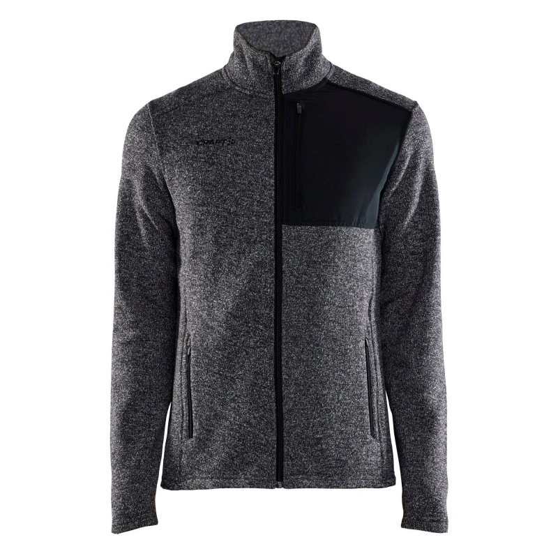 Image of Craft CRAFT Men ADV Explore Fleece Heavy Jacket in Black Size: Small Black S Male 5063377073348
