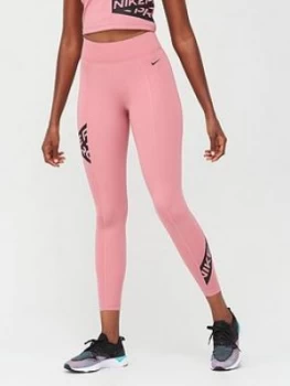 Image of Nike Training Pro Trompe Leggings - Pink