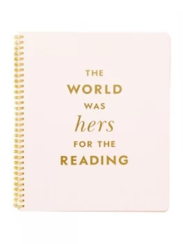 Image of Kate Spade New York Large Spiral Notebook Hers For The Reading