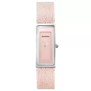 Image of Sekonda Pastel Rocks Quartz Pink Dial Pink Strap Ladies Watch 40373