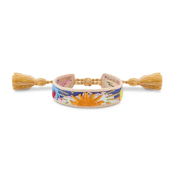Image of Festival Colourful Ornamental Woven Bracelet ACC0047-302-7