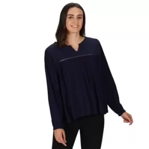 Image of Regatta Womens Calixta Coolweave Long Sleeve T Shirt 12 - Bust 36' (92cm)