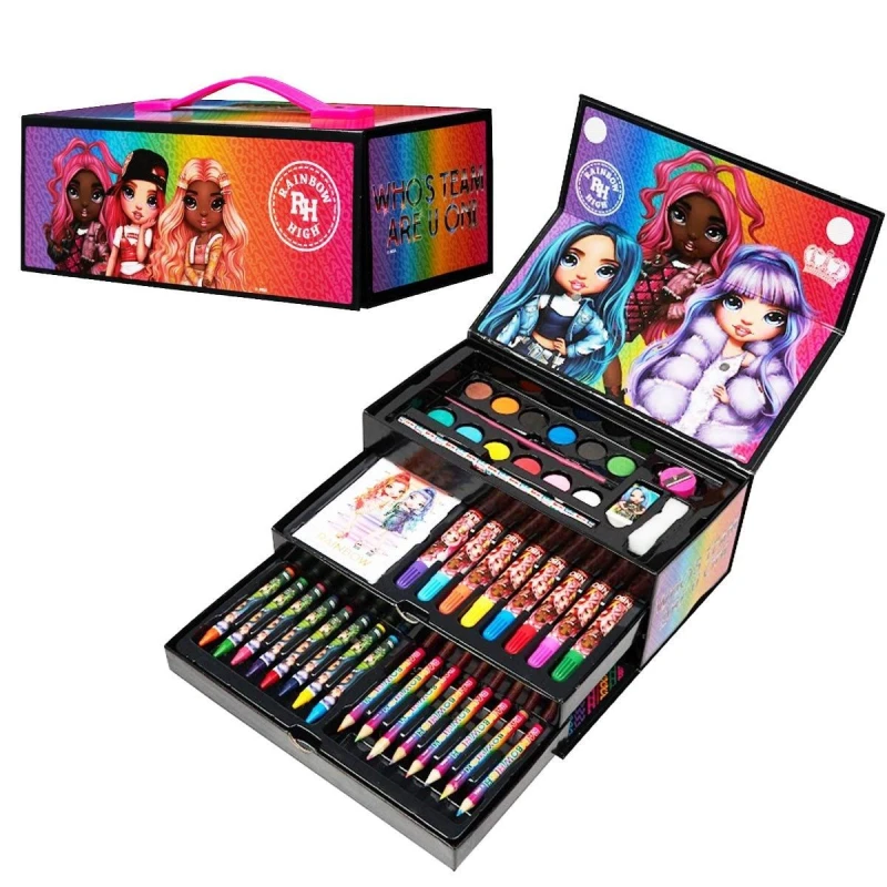 Image of Rainbow High Colouring Art Case Multi