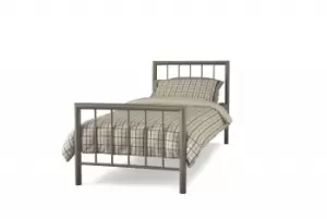 Image of Serene Modena 3ft Single Champagne Metal Bed