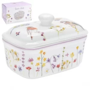 Image of Garden Birds Butter Dish