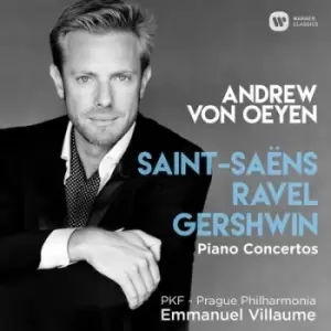 Image of Saint-Saens/Ravel/Gershwin Piano Concertos by Andrew von Oeyen CD Album