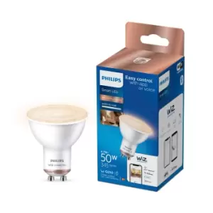Image of Philips Wiz Gu10 50W LED Cool White & Warm White Par16 Smart Light Bulb