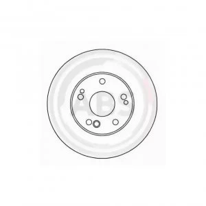 Image of Front Pair (2x) of Brake Disc A.B.S. 16110