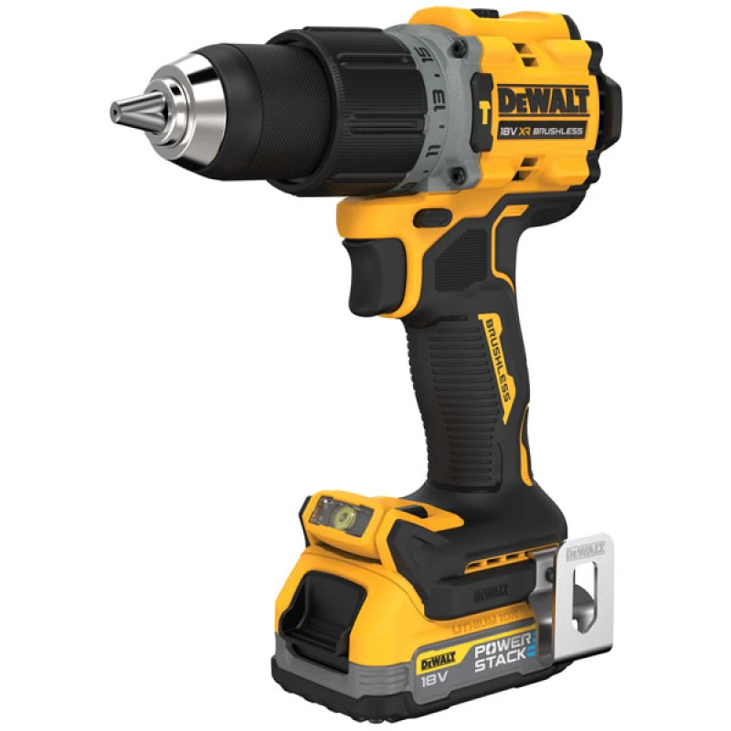 Image of DEWALT DCD805 18v XR Cordless Brushless G3 Compact Combi Drill DCD805P2T Batteries: 2 x 5ah Li-ion
