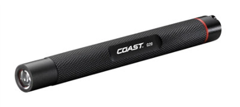 Image of Coast G20 2 X Aaa Black Aluminium Penlight (36 Lumens) Max Beam - Inspection