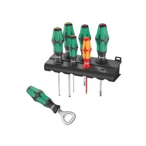 Image of Wera Kraftform Plus Screwdriver Set, 6 Piece + Bottle Opener