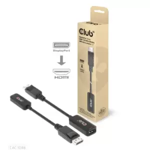 Image of CLUB3D DisplayPort1.4 to HDMI 4K120Hz/8K60Hz HDR Active adapter M/F