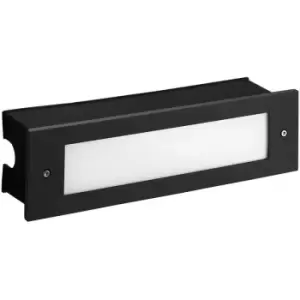 Image of Leds-C4 Micenas - Outdoor LED Recessed Wall Light Black 29.8cm 1140lm 3000K IP65