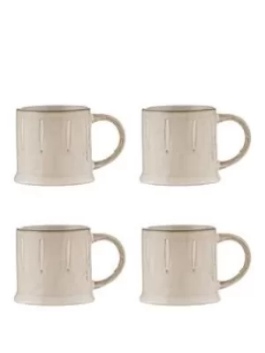Image of Mason Cash Originals Reactive Mugs In Cream - Set Of 4